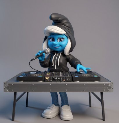 DJ Smurfette